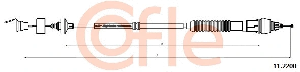Cable Pull, clutch control (11.2200)