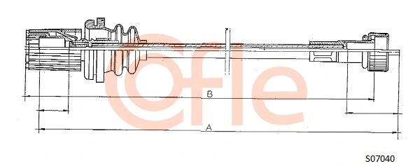 Speedometer Cable (S07040)