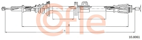 Cable Pull, parking brake (92.10.8061)