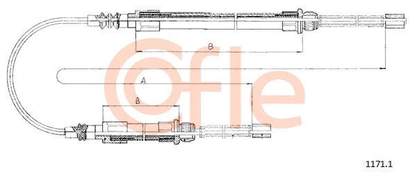 Cable Pull, parking brake (1171.1)