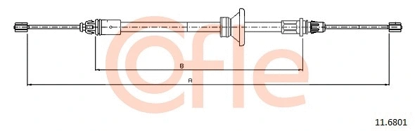 Cable Pull, parking brake (11.6801)