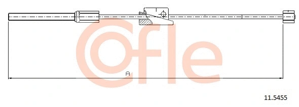 Cable Pull, parking brake (11.5455)