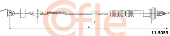 Cable Pull, clutch control (11.3059)