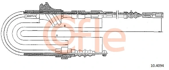 Cable Pull, parking brake (10.4094)