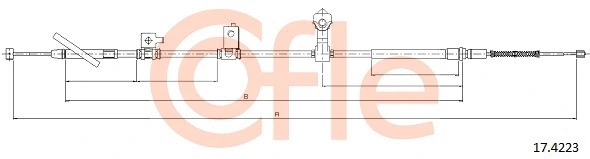 Cable Pull, parking brake (17.4223)