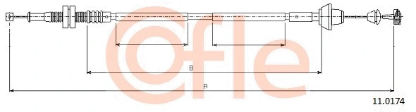 Accelerator Cable (11.0174)