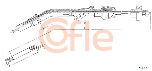 Cable Pull, clutch control (92.15.437)