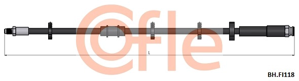 Brake Hose (92.BH.FI118)