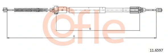 Cable Pull, parking brake (11.6597)