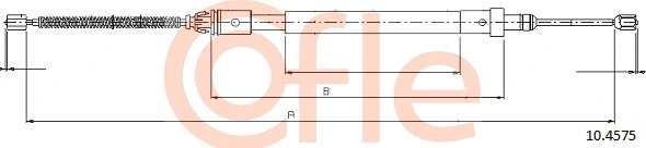 Cable Pull, parking brake (10.4575)
