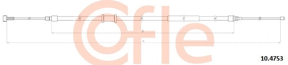 Cable Pull, parking brake (10.4753)