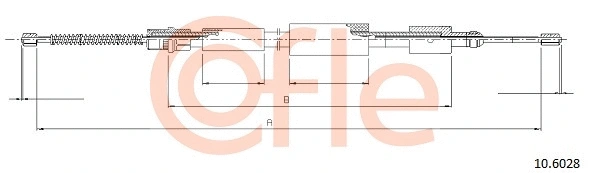 Cable Pull, parking brake (92.10.6028)