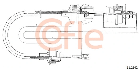 Cable Pull, clutch control (11.2142)