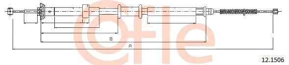 Cable Pull, parking brake (12.1506)