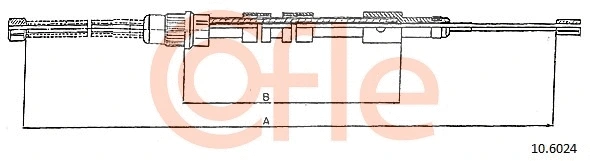 Cable Pull, parking brake (10.6024)