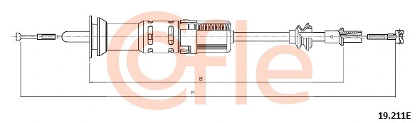 Cable Pull, clutch control (19.211E)