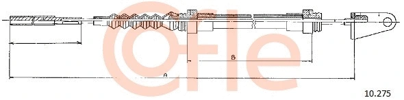 Cable Pull, clutch control (10.275)