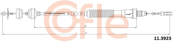 Cable Pull, clutch control (11.3923)