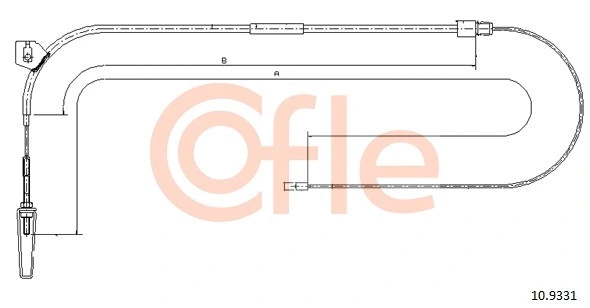 Cable Pull, parking brake (10.9331)