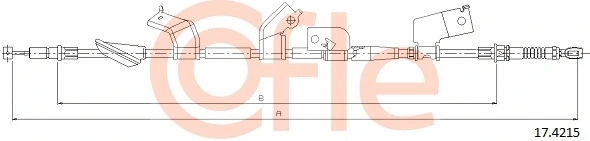 Cable Pull, parking brake (17.4215)