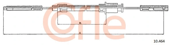 Cable Pull, parking brake (92.10.464)