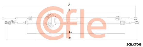 Cable Pull, manual transmission (2CB.CT003)