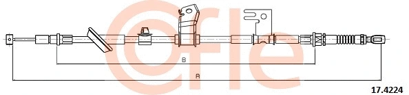 Cable Pull, parking brake (17.4224)