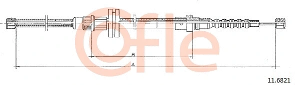 Cable Pull, parking brake (11.6821)
