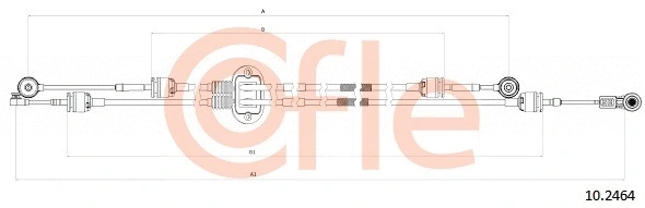 Cable Pull, manual transmission (10.2464)