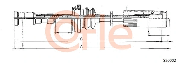 Speedometer Cable (92.S20002)