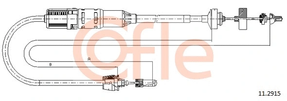 Cable Pull, clutch control (11.2915)