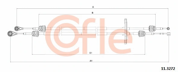 Cable Pull, manual transmission (11.3272)