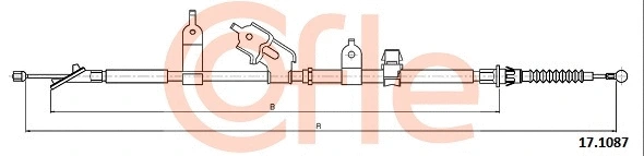 Cable Pull, parking brake (17.1087)