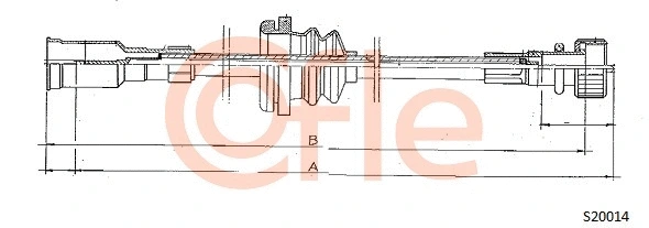 Speedometer Cable (92.S20014)