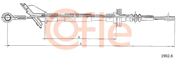 Cable Pull, clutch control (1902.6)