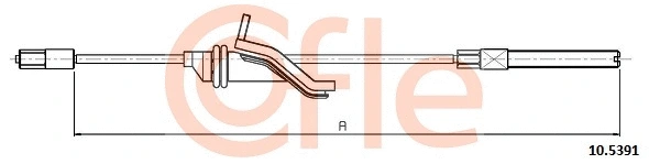 Cable Pull, parking brake (10.5391)