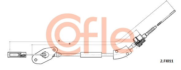 Cable Pull, clutch control (92.2.FI011)