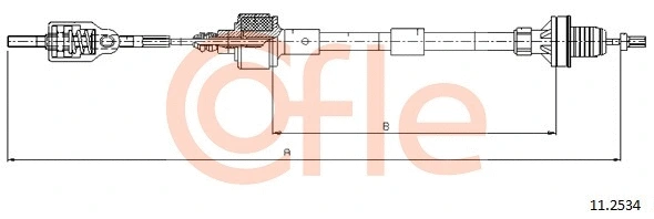 Cable Pull, clutch control (11.2534)