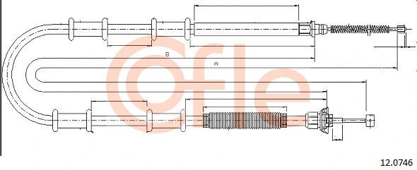 Cable Pull, parking brake (12.0746)