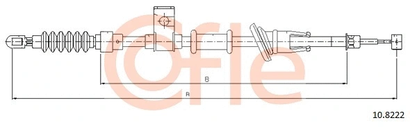 Cable Pull, parking brake (10.8222)