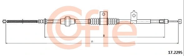 Cable Pull, parking brake (92.17.2295)