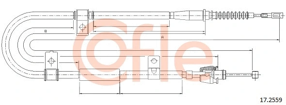 Cable Pull, parking brake (17.2559)