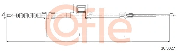 Cable Pull, parking brake (10.9027)