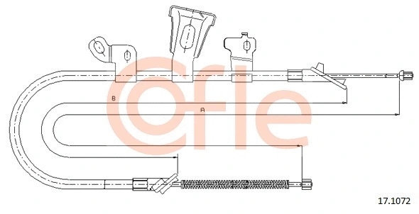 Cable Pull, parking brake (17.1072)