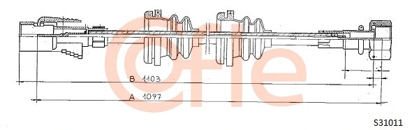 Speedometer Cable (S31011)
