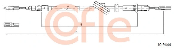Cable Pull, parking brake (10.9444)