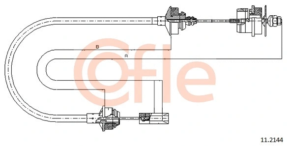 Cable Pull, clutch control (11.2144)