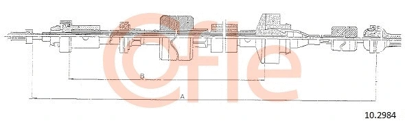 Cable Pull, clutch control (10.2984)