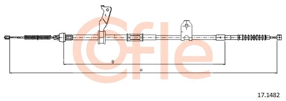 Cable Pull, parking brake (17.1482)