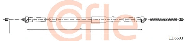 Cable Pull, parking brake (11.6603)